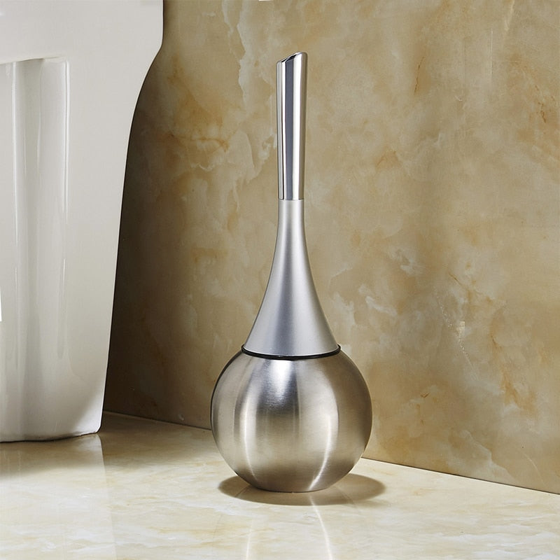 Freestanding Toilet Brush with Enclosed Holder