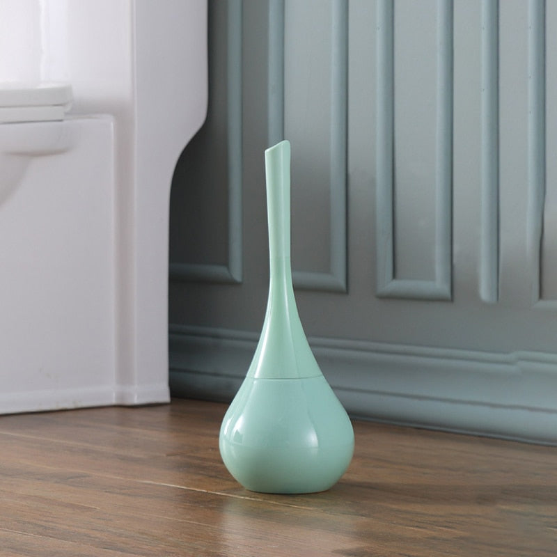 Freestanding Toilet Brush with Enclosed Holder