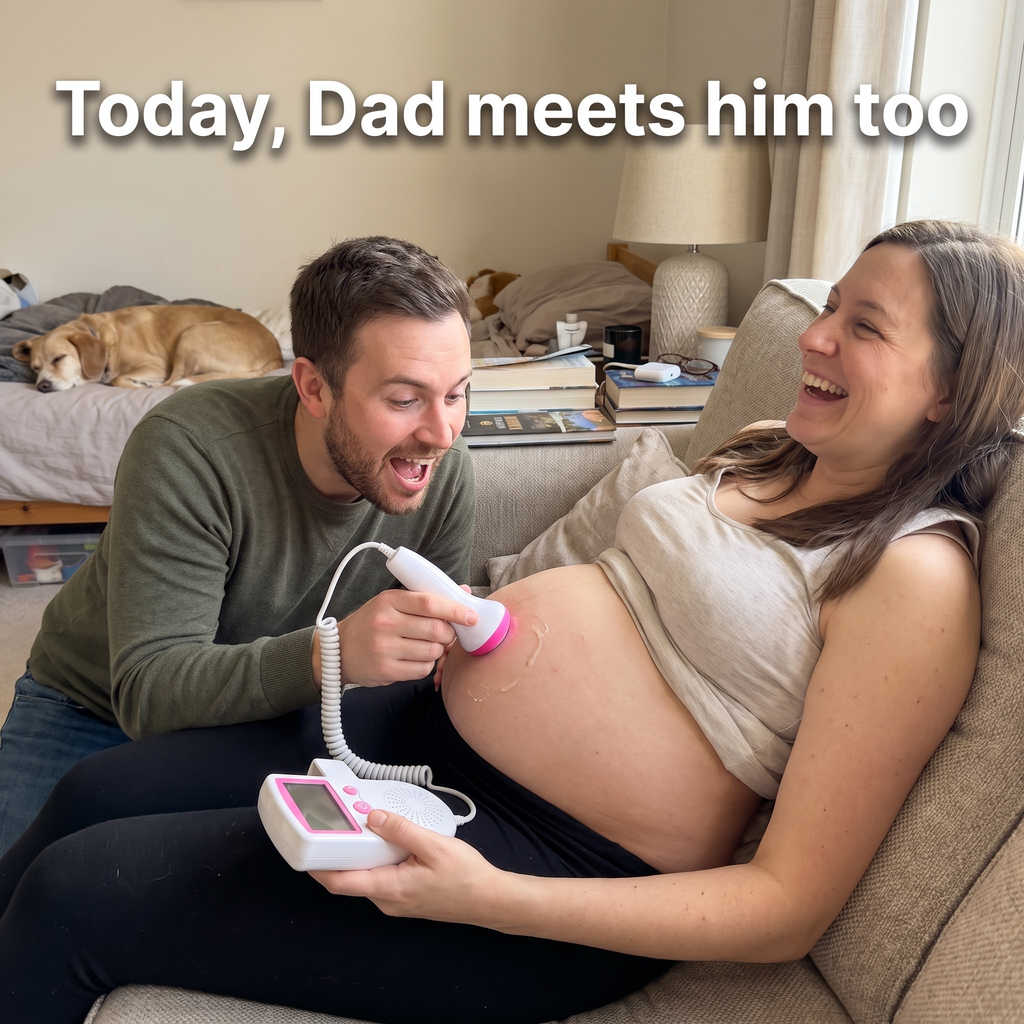 Fetal Doppler for Home Use, Handheld Heartbeat Device