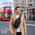 Anti-Theft Crossbody Bag with Lockable Zips for Travel