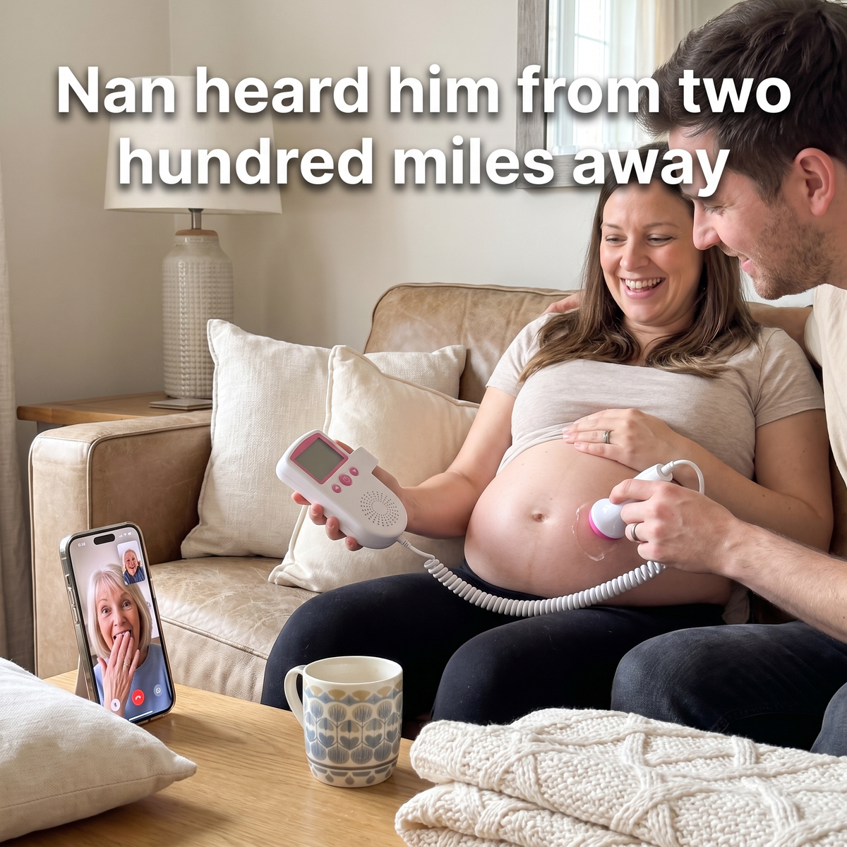 Fetal Doppler for Home Use, Handheld Heartbeat Device