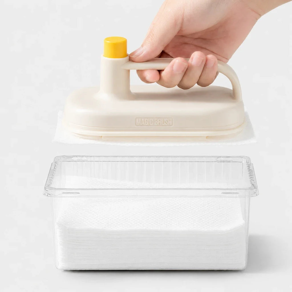 Refillable Cleaning Brush with Pads