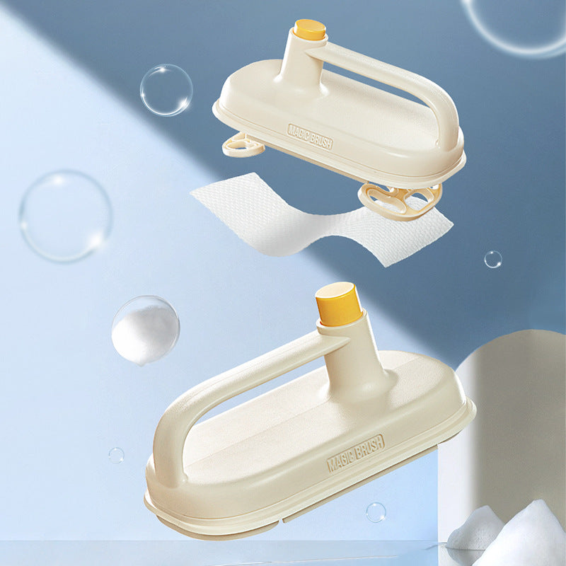 Refillable Cleaning Brush with Pads
