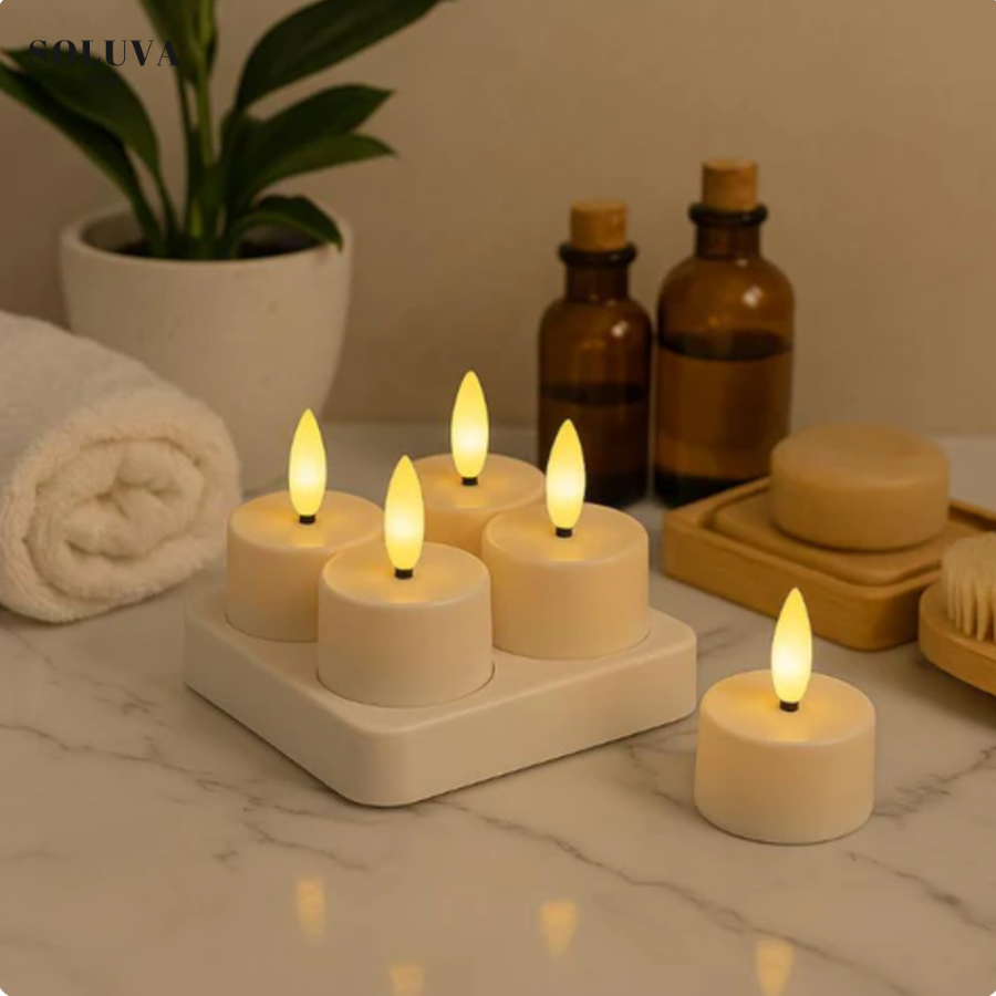 Flameless LED Tea Lights with Remote Control
