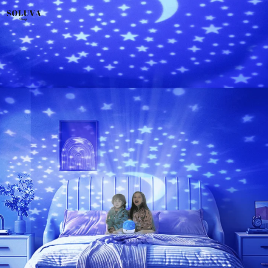 Star and Moon Projector Night Light for Bedrooms