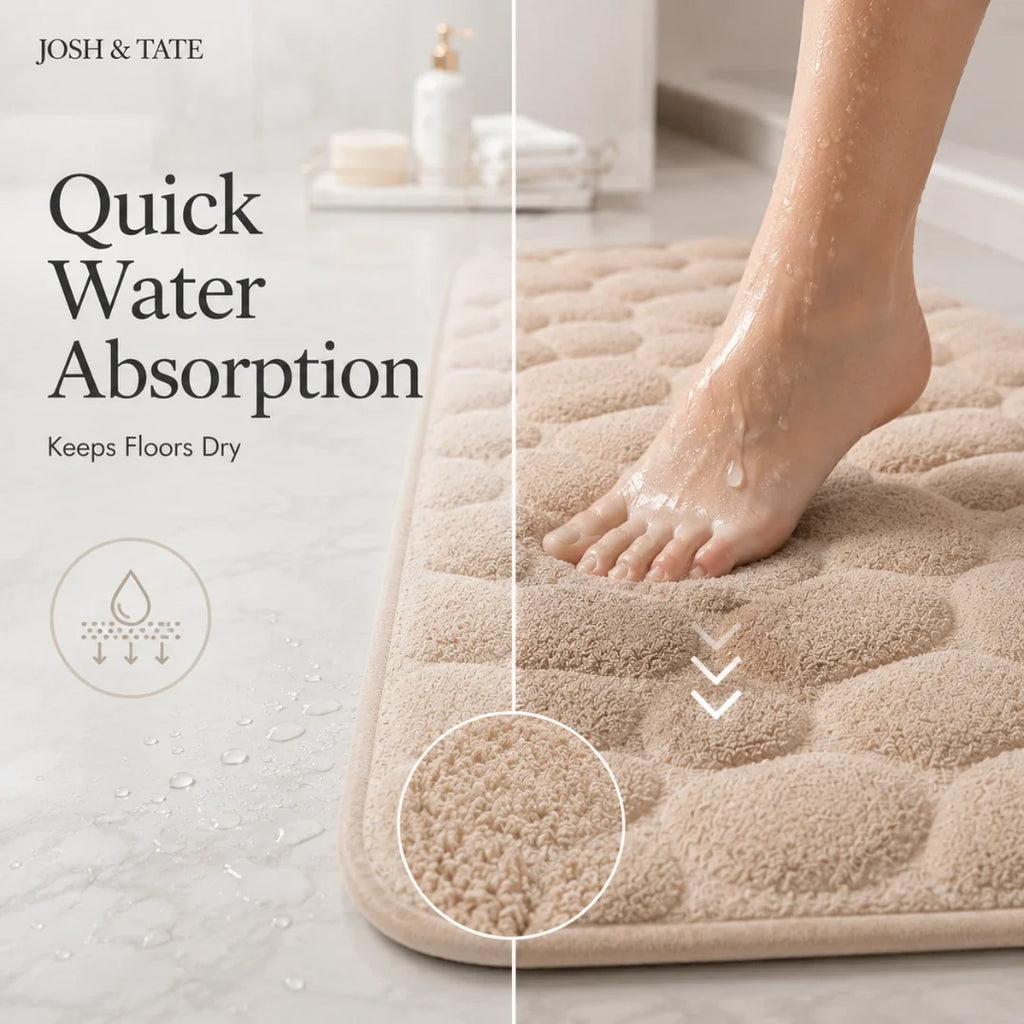 Memory Foam Bath Mat, Non-Slip