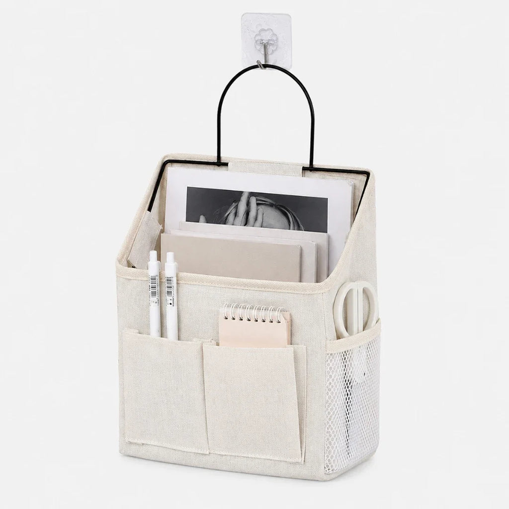 Hanging Bedside Organiser with 3 Pockets