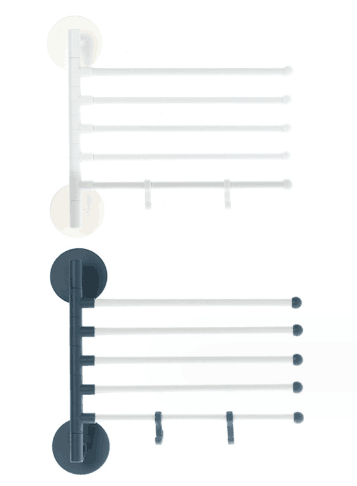 Multi-Bar Towel Drying Rack, 3 to 6 Bars