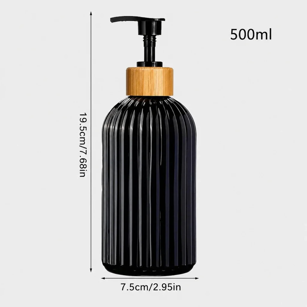 Fluted Soap Dispenser 500ml, Four Colours