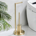 Freestanding Toilet Paper Holder with Roll Storage