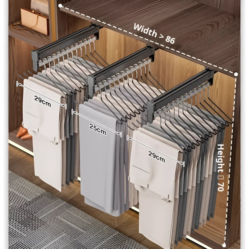 Pull-Out Wardrobe Trouser Rack