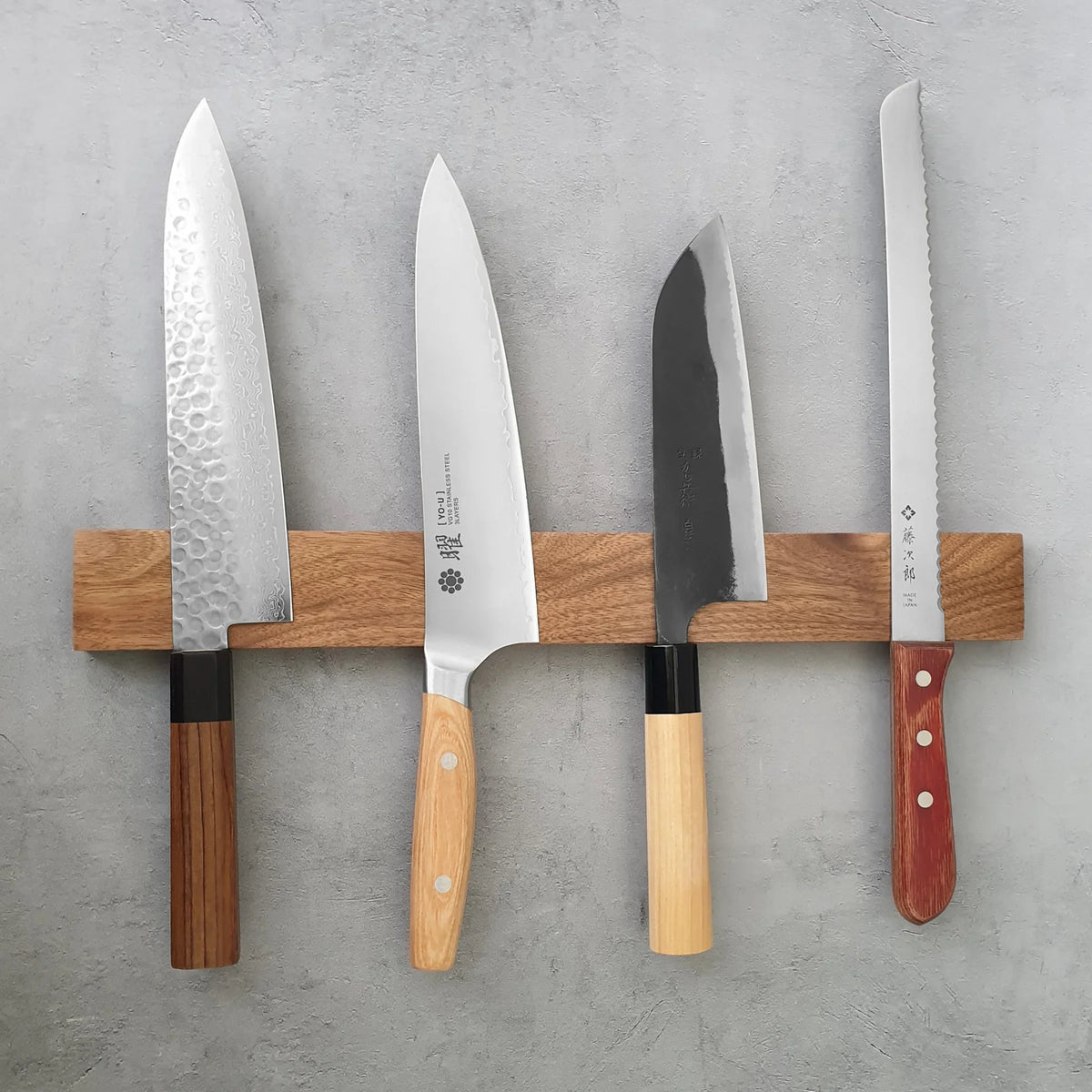 16-Inch Acacia Wood Magnetic Knife Strip
