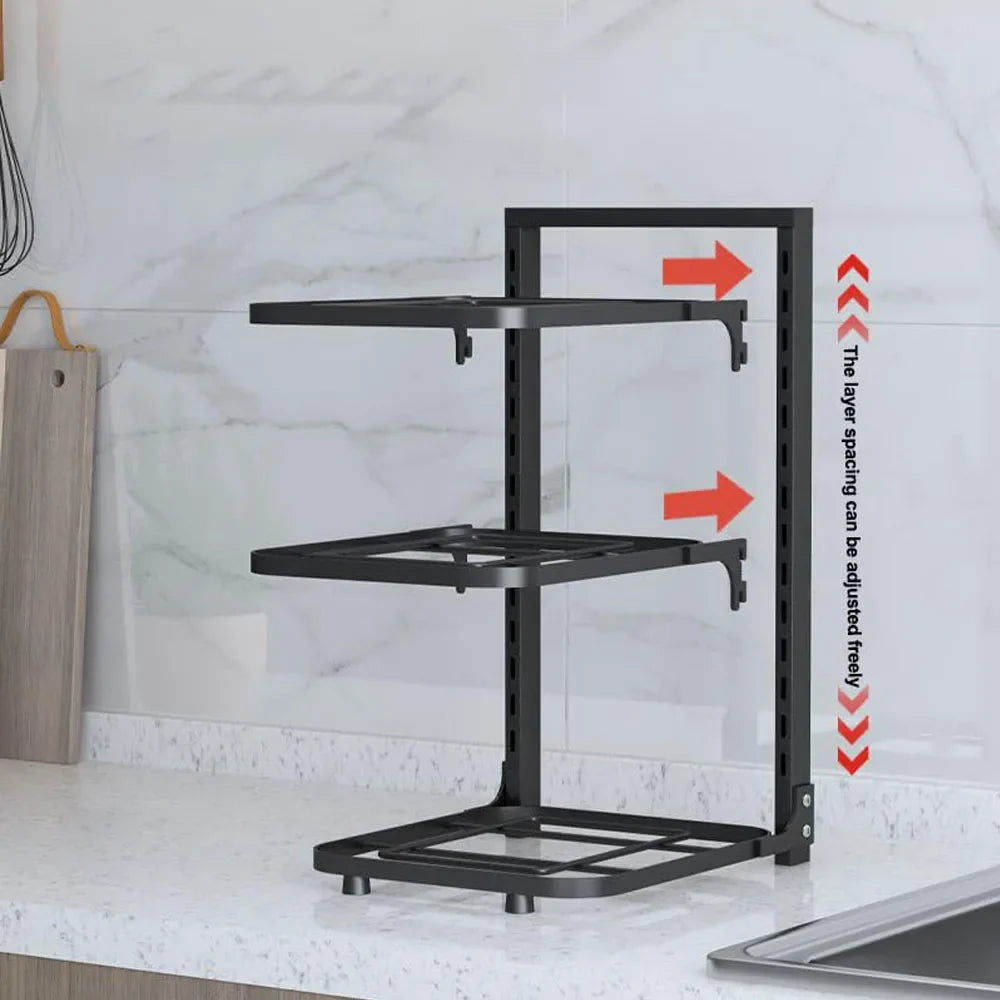Adjustable Pot and Pan Organiser Rack