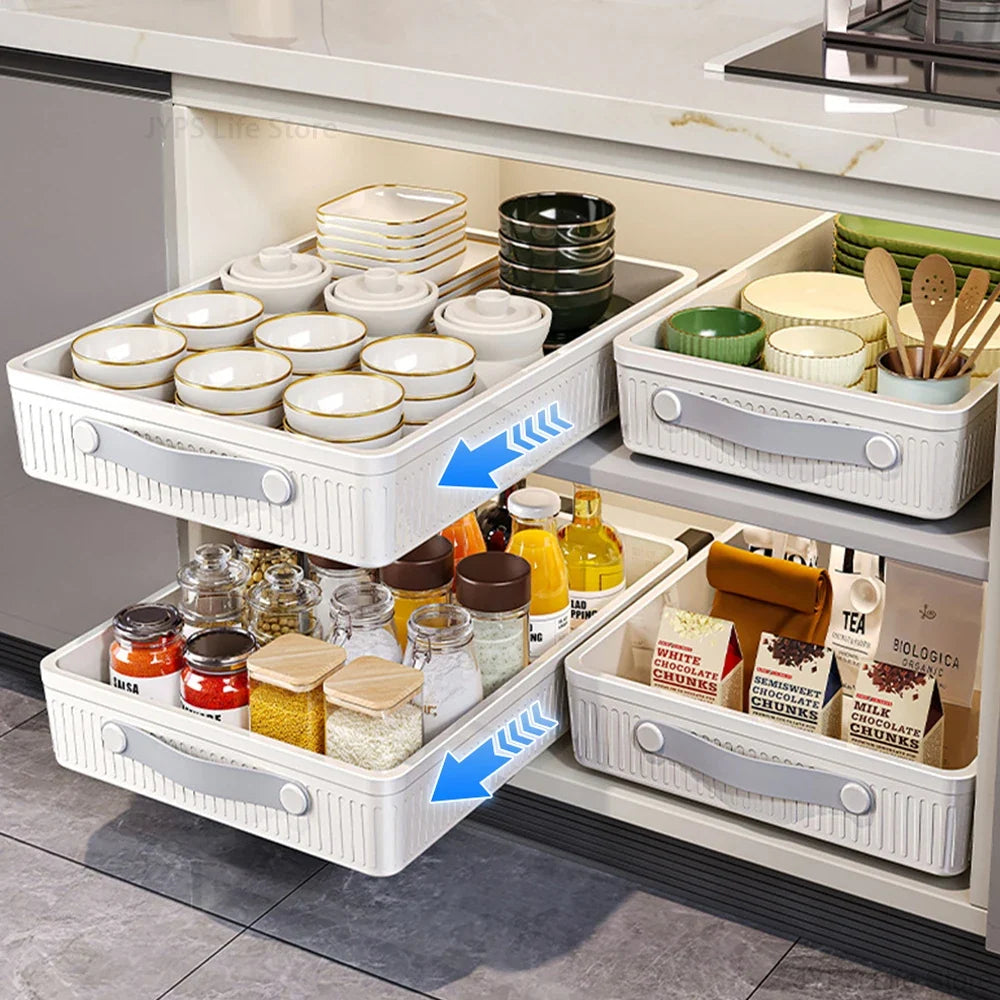 Pull-Out Cabinet Drawer Organiser