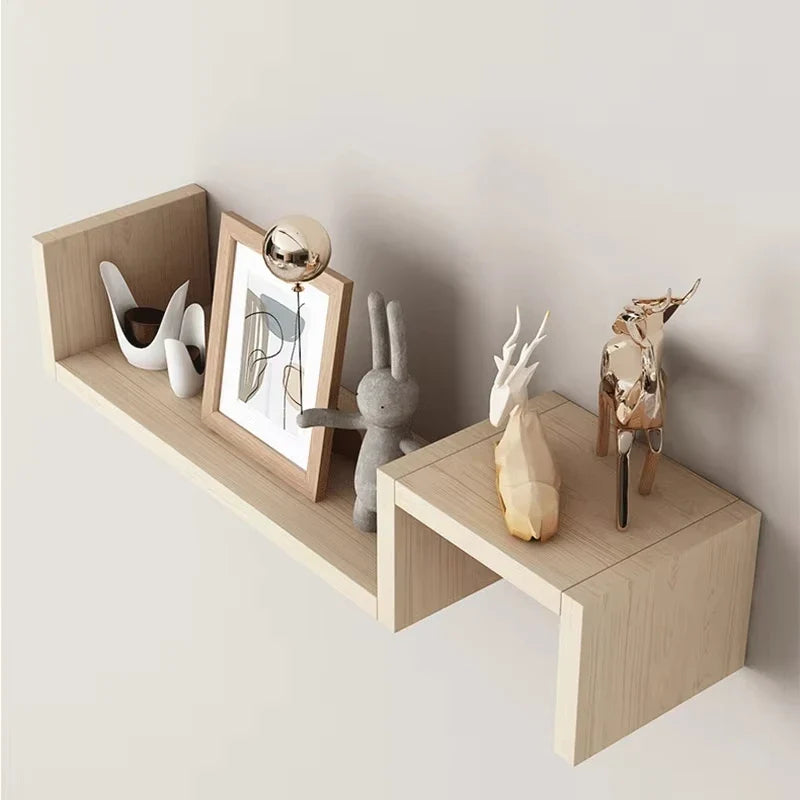 Set of 2 Floating Wall Shelves
