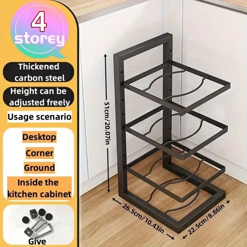 Adjustable Pot and Pan Organiser Rack