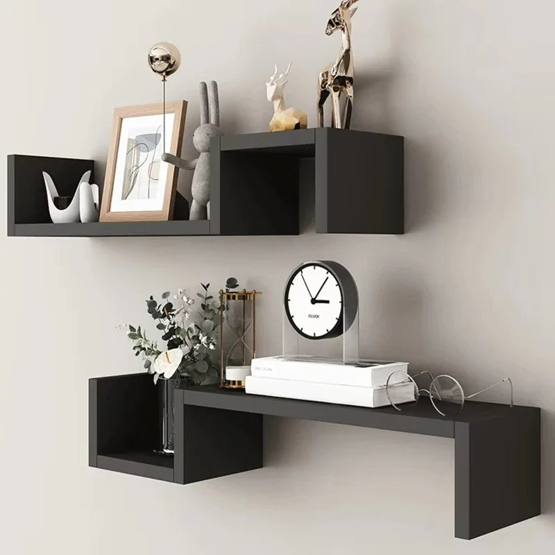 Set of 2 Floating Wall Shelves