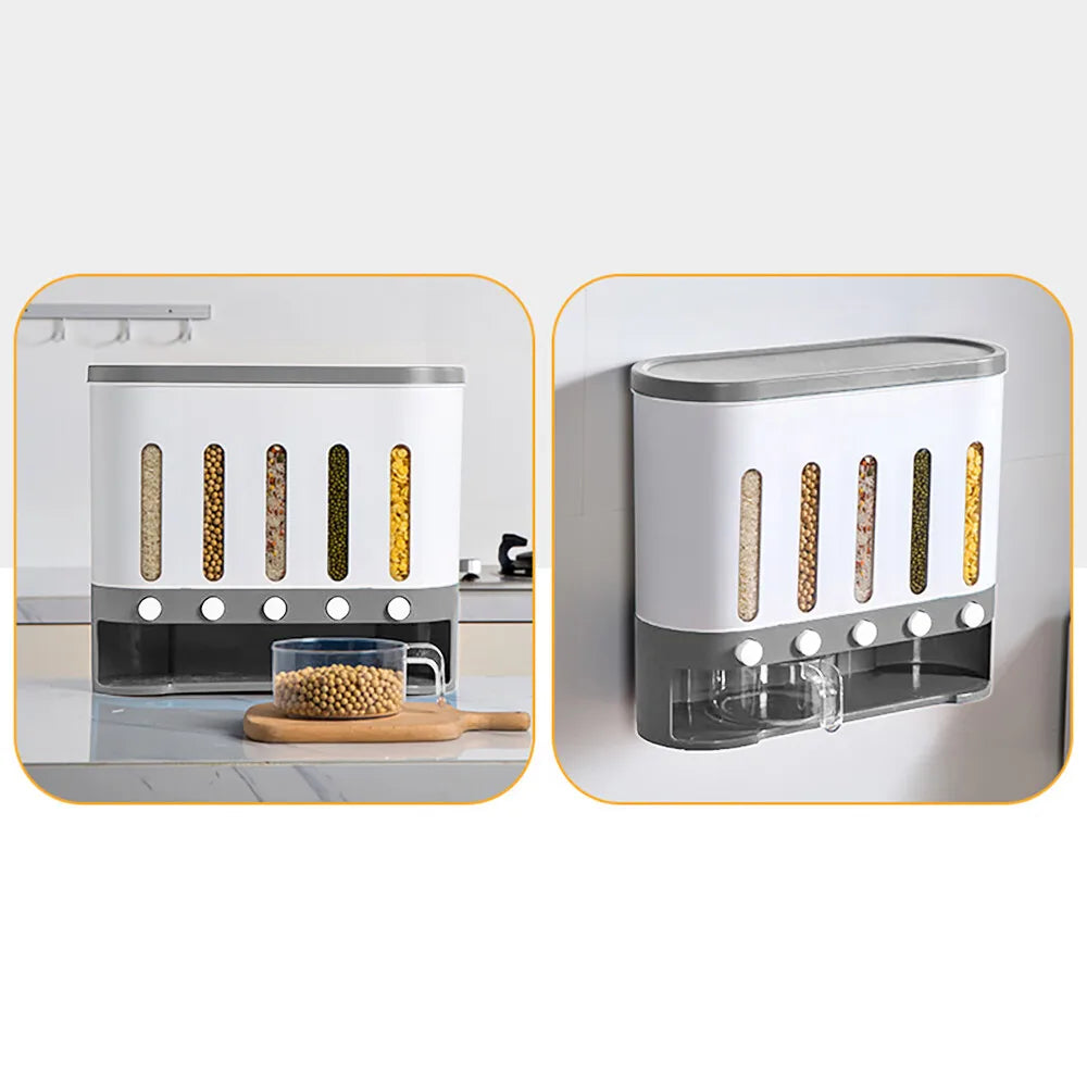 9kg Wall-Mounted Dry Food Dispenser