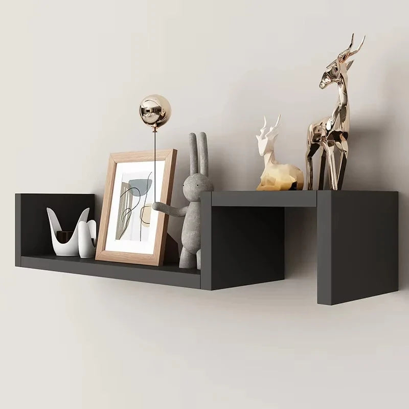 Set of 2 Floating Wall Shelves