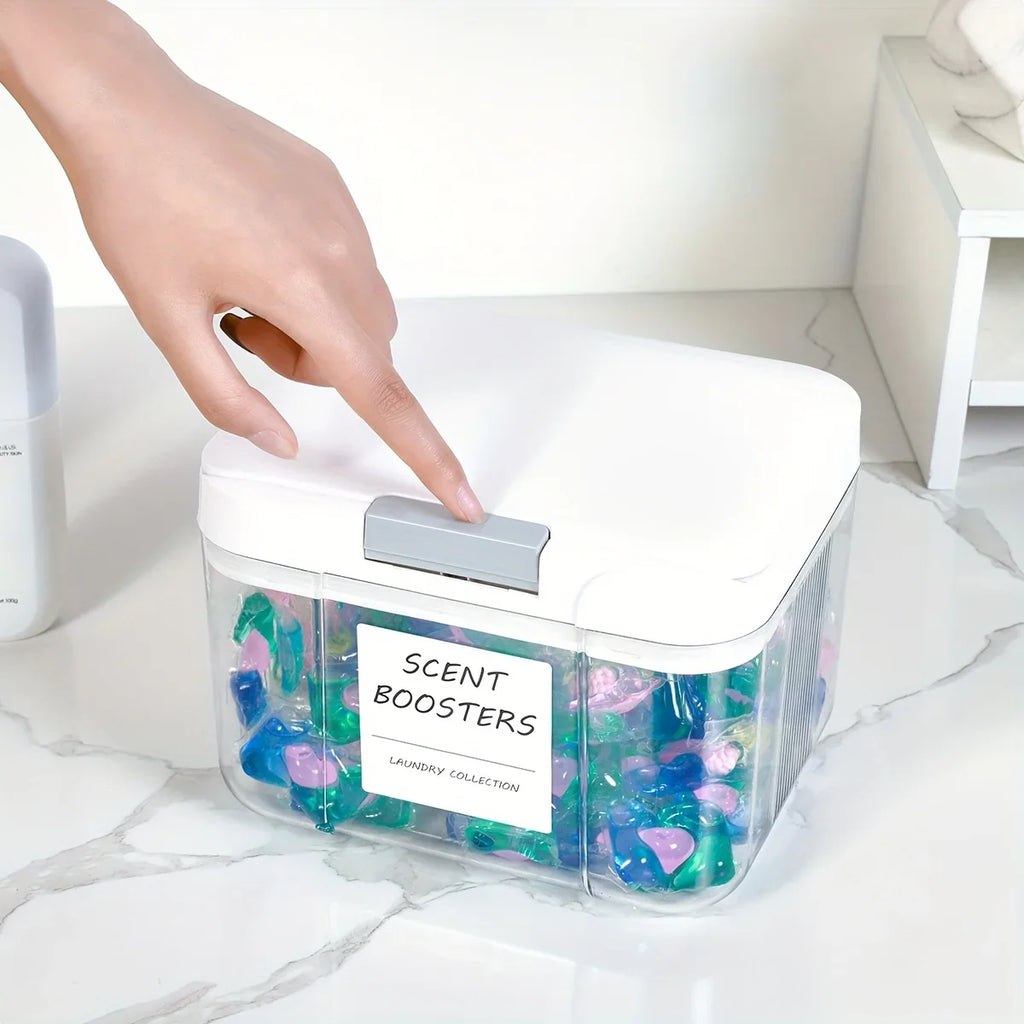 Pop-Up Laundry Pod Storage Container