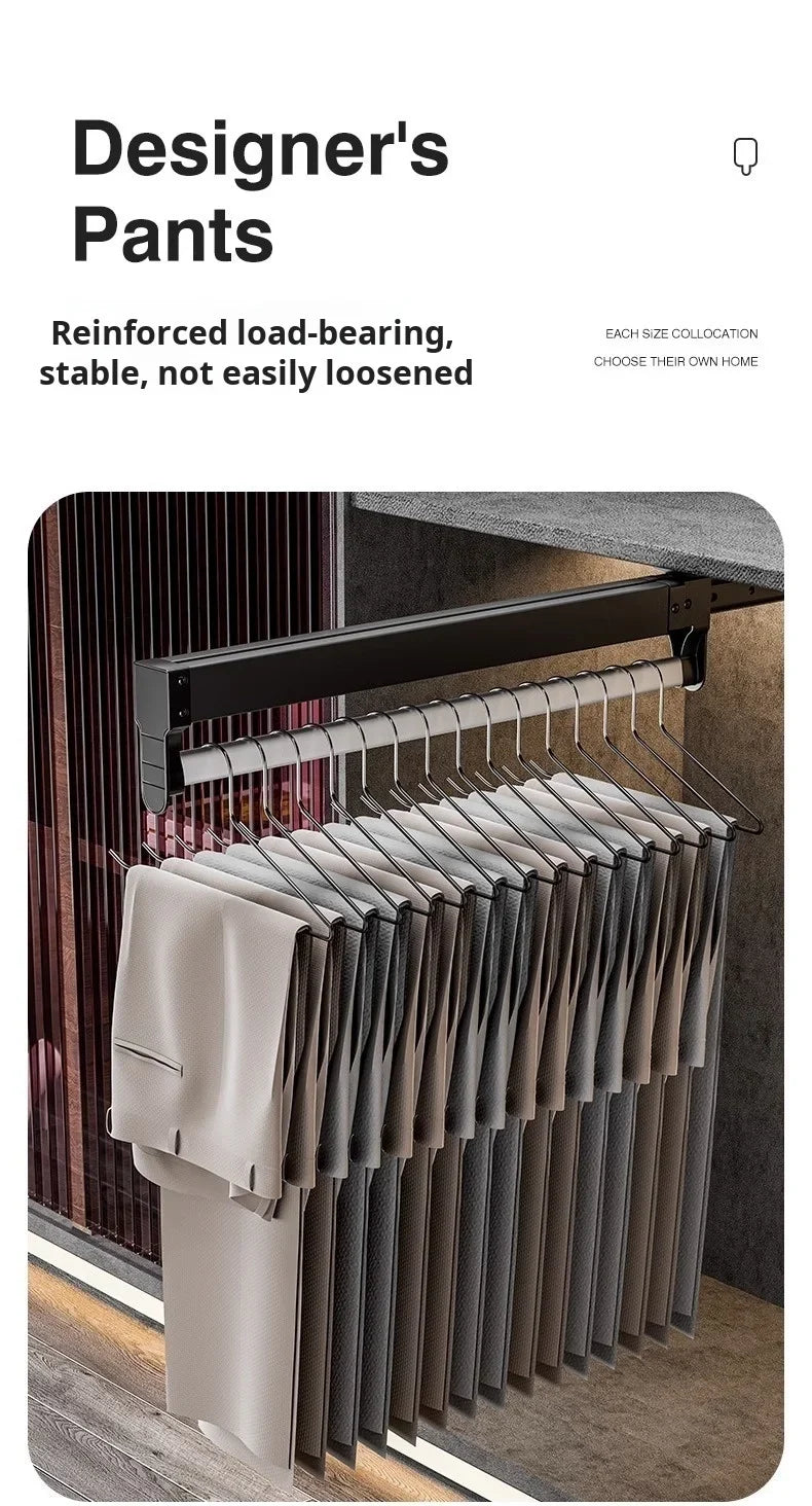 Pull-Out Wardrobe Trouser Rack