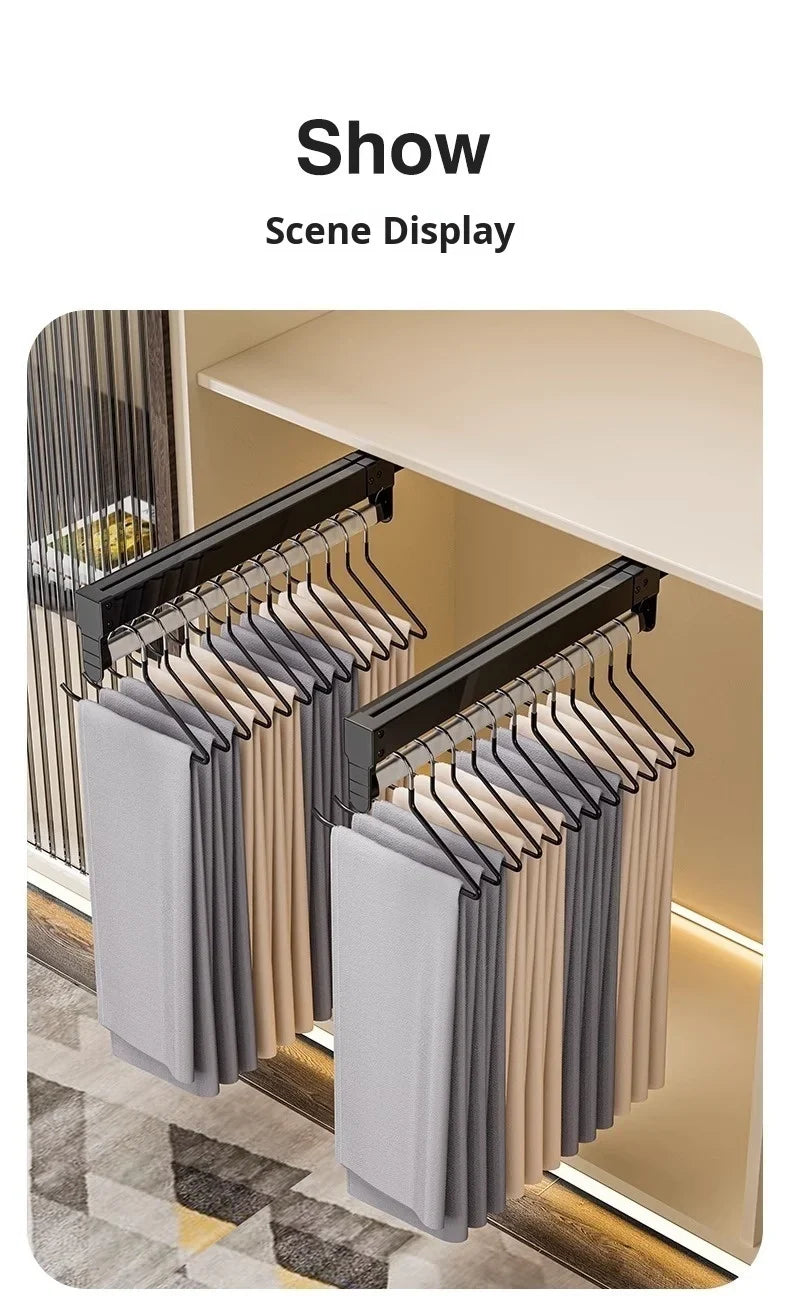Pull-Out Wardrobe Trouser Rack