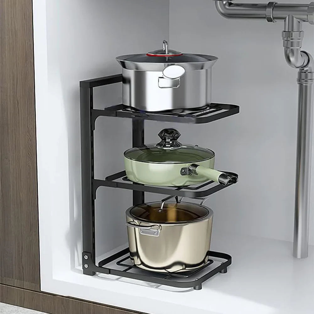 Adjustable Pot and Pan Organiser Rack