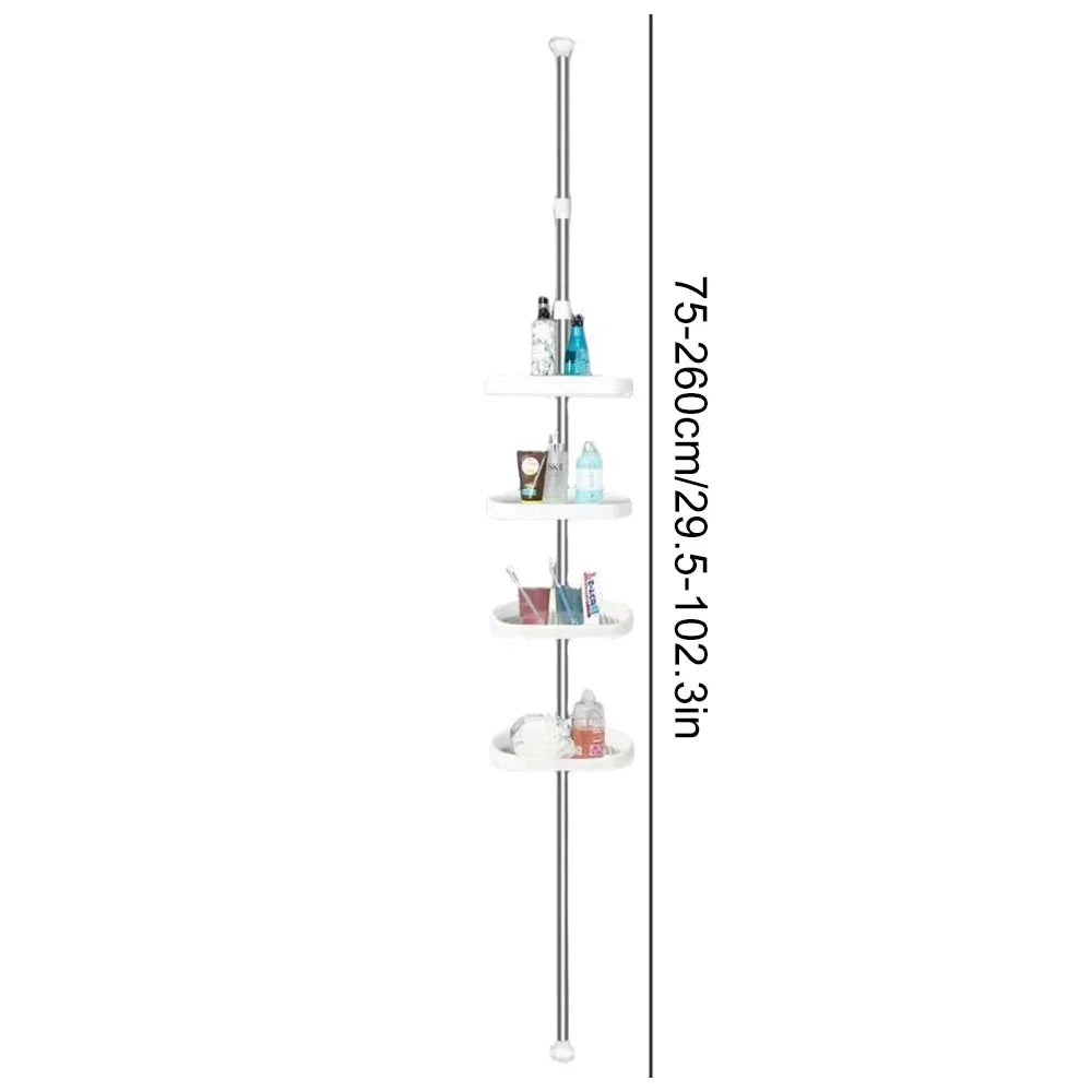 4-Tier Tension Pole Shower Caddy