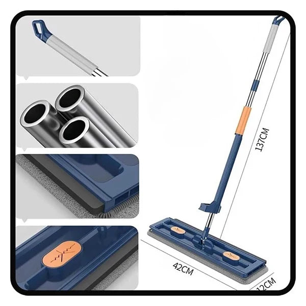 360° Self-Wringing Flat Mop and Bucket Set