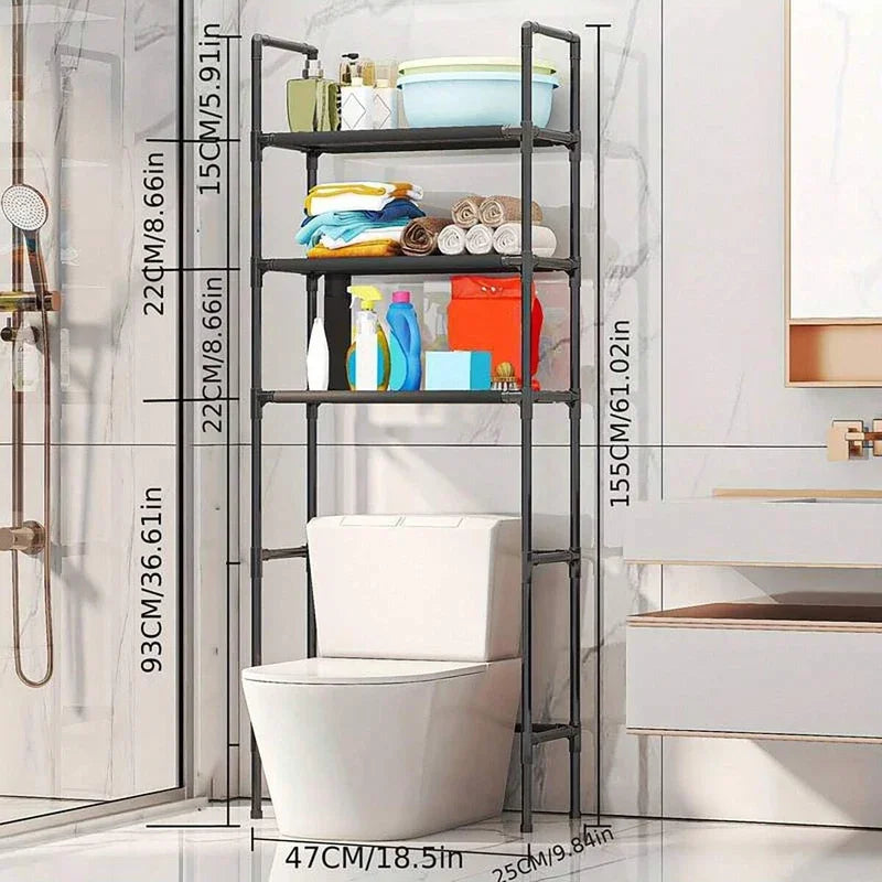 3-Shelf Over-the-Toilet Storage Rack