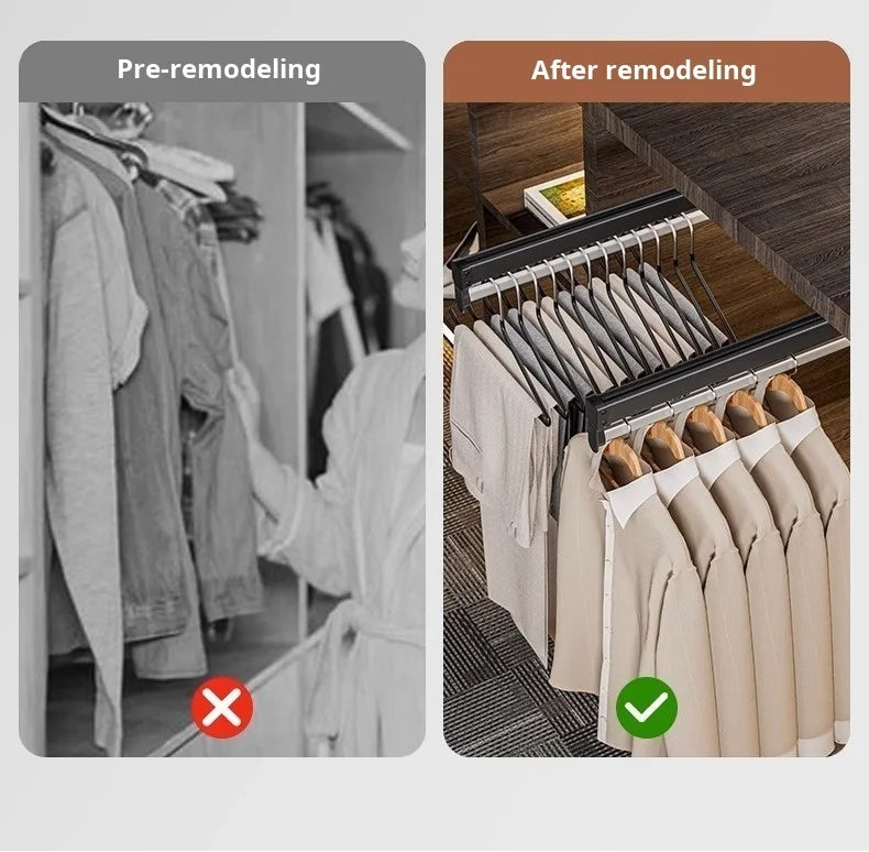 Pull-Out Wardrobe Trouser Rack