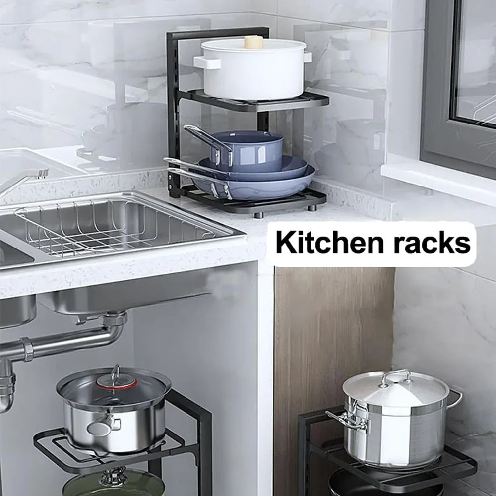 Adjustable Pot and Pan Organiser Rack
