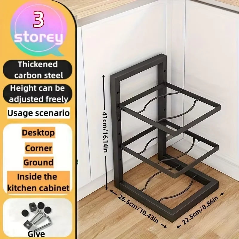 Adjustable Pot and Pan Organiser Rack