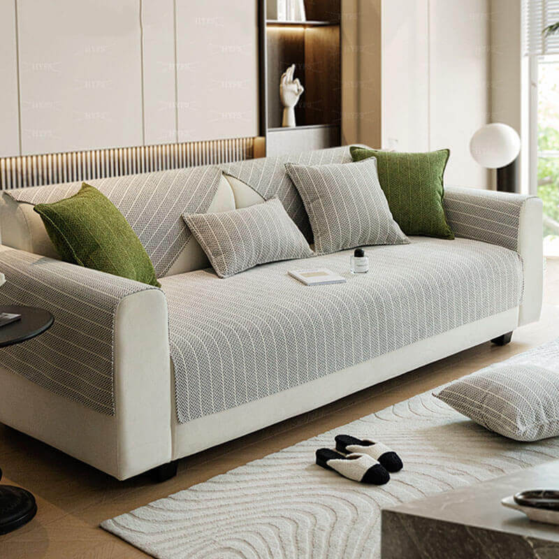 Livare Home herringbone sofa cover in multiple colours