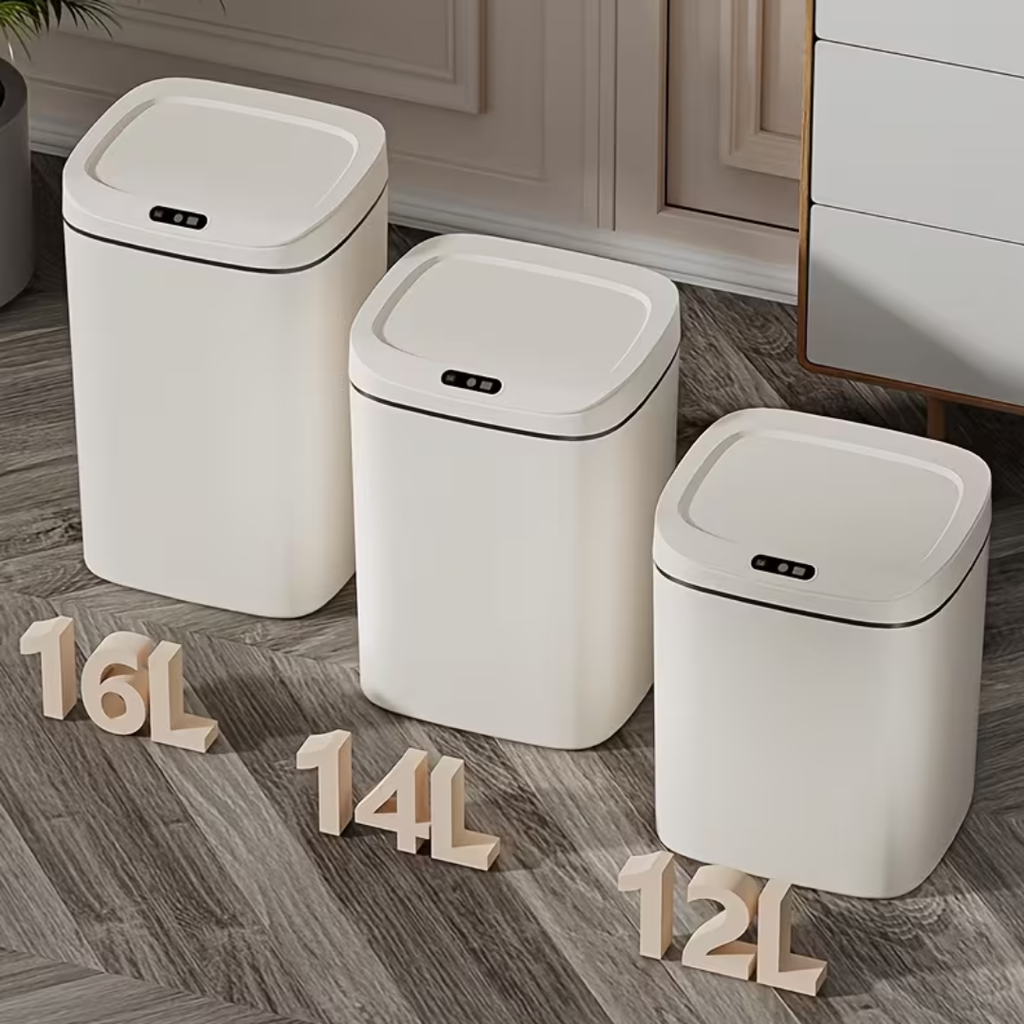 Touchless Sensor Waste Bin with Automatic Lid