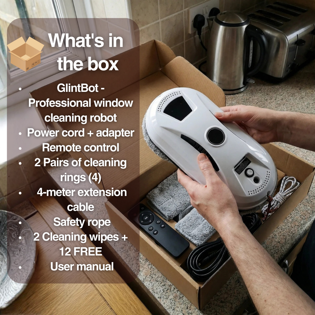 Window Cleaning Robot, Automatic Glass Cleaner for Windows