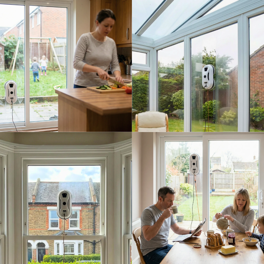 Window Cleaning Robot, Automatic Glass Cleaner for Windows