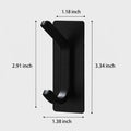 Minimalist Steel Wall Hook, Three Finishes