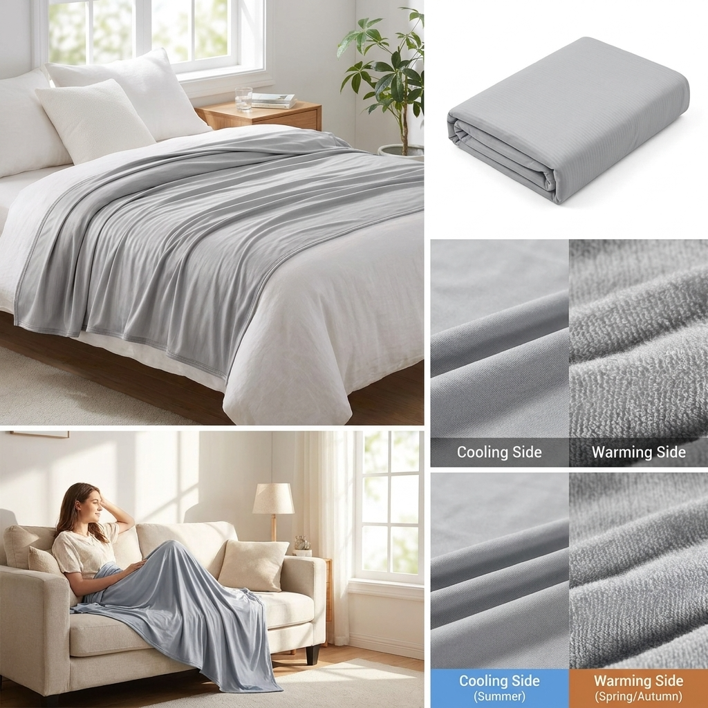 Cooling Blanket for Hot Sleepers, Cool Touch