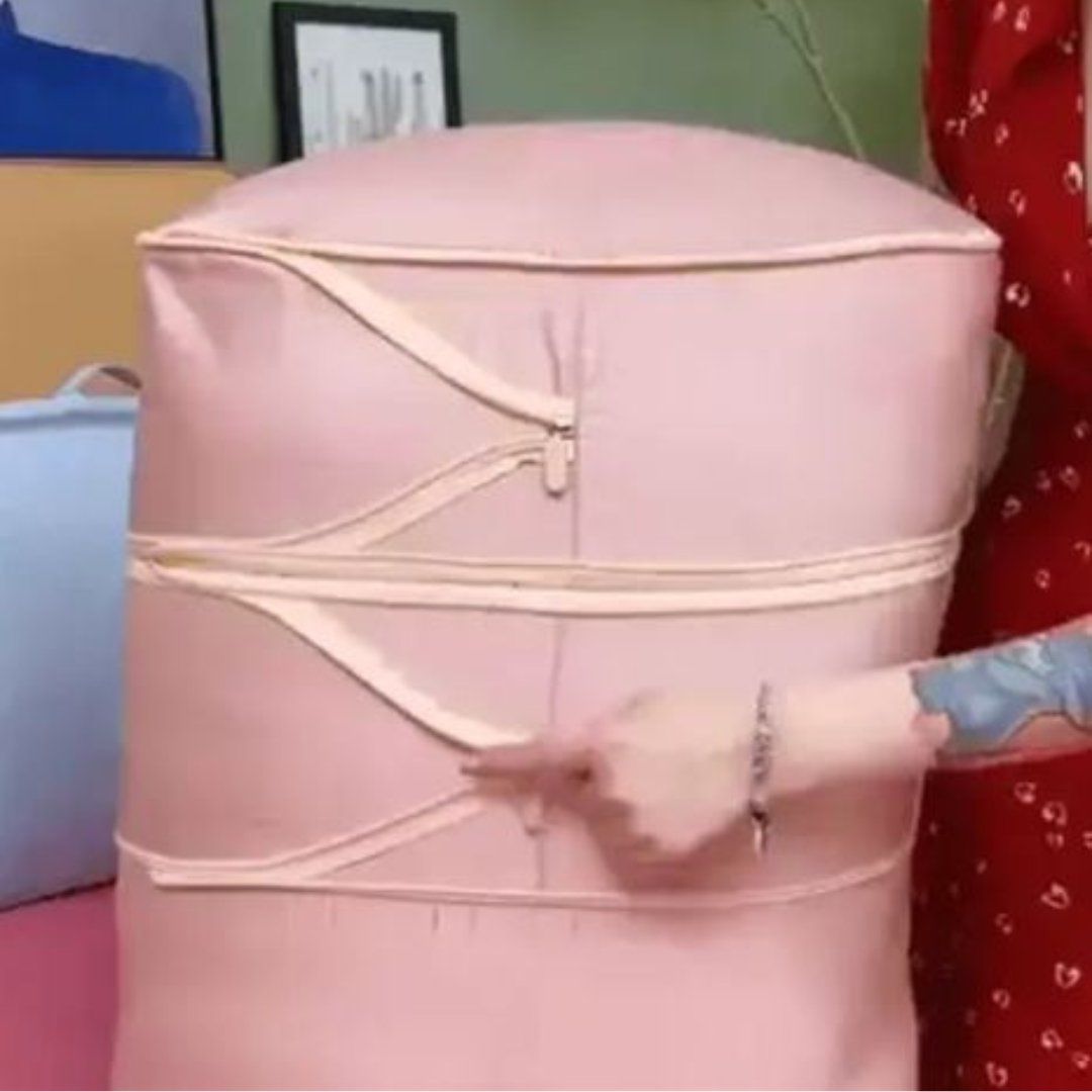 Self-Compressing Storage Bags, No Vacuum Needed