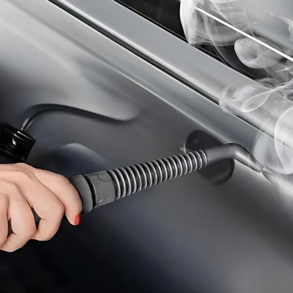 Compact Handheld Steam Cleaner with Accessory Set