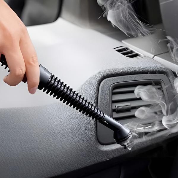 Compact Handheld Steam Cleaner with Accessory Set