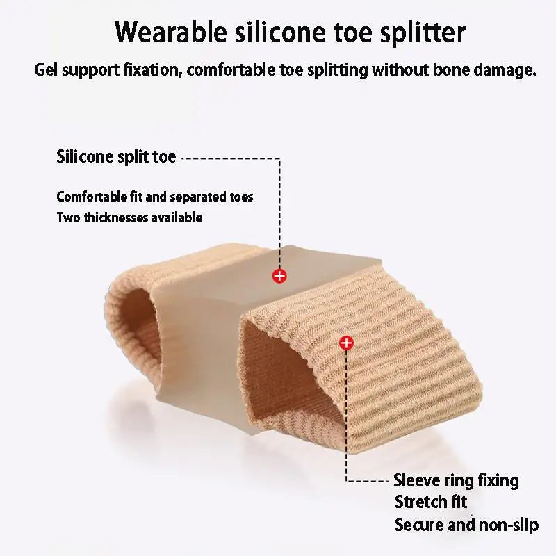 Silicone Toe Separator Set – Soft Correction & Pain Relief