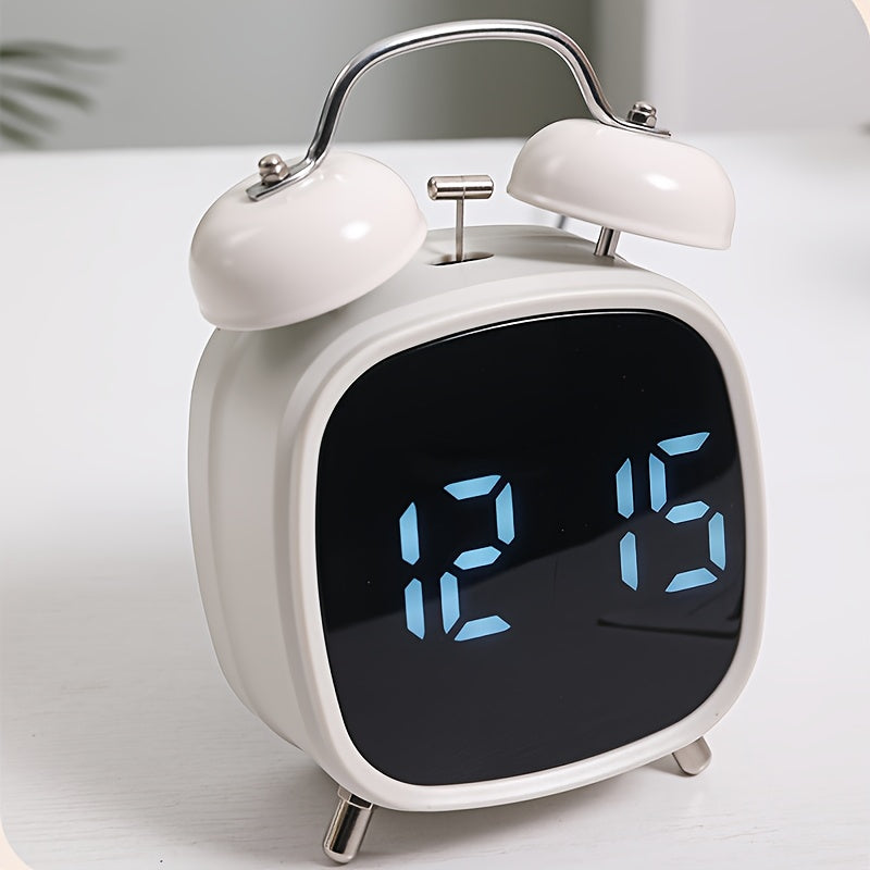 Digital Twin-Bell Alarm Clock with LED Display