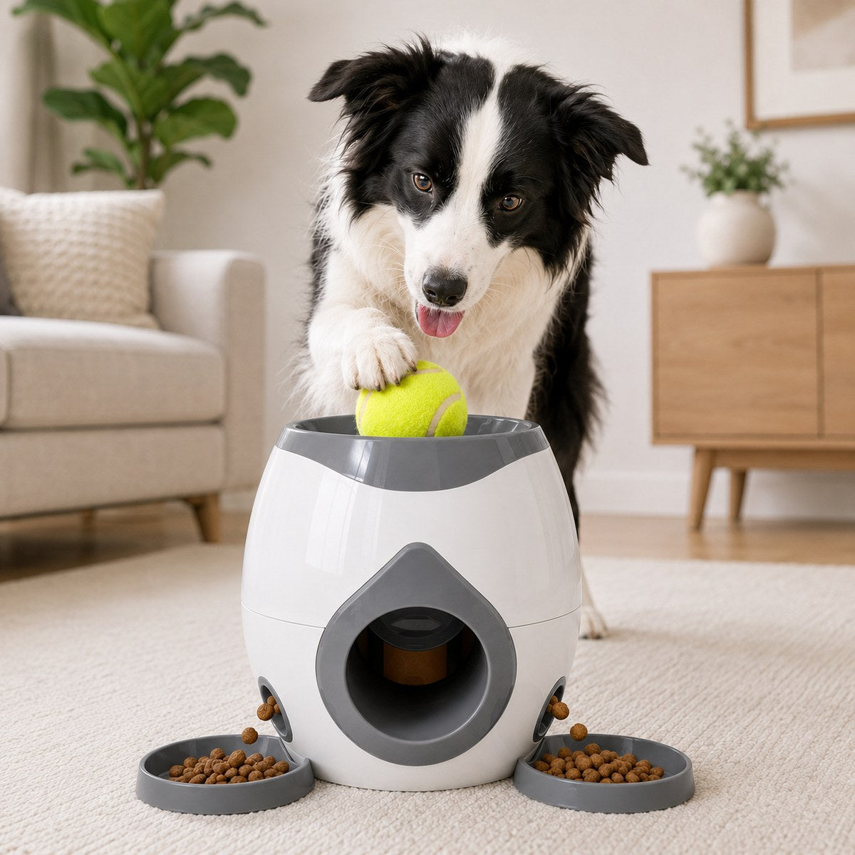 Dog Puzzle Feeder, Interactive Slow Feeder Treat Toy