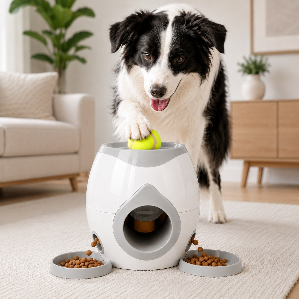 Dog Puzzle Feeder, Interactive Slow Feeder Treat Toy