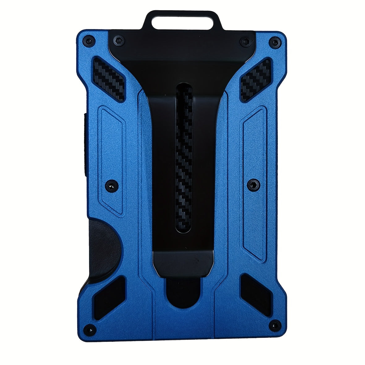Slim Aluminum RFID Card Holder with Metal Clip