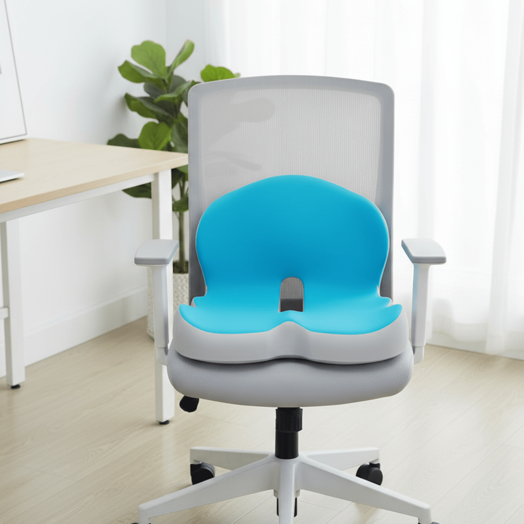Contoured Memory Foam Seat Cushion for Chairs