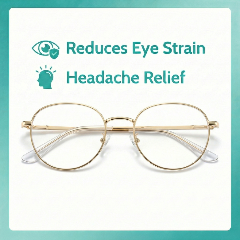 Blue Light Glasses, Six Frame Styles