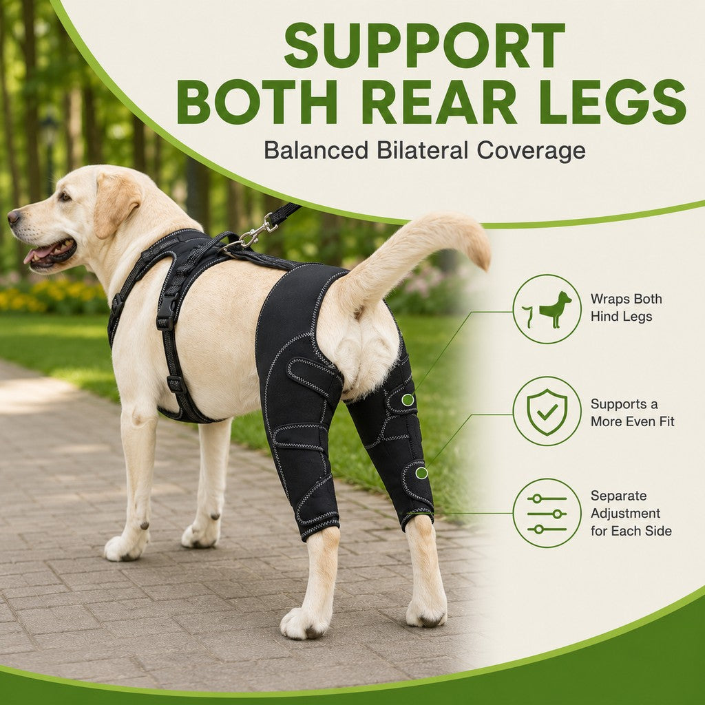 Dog Rear Leg Support Harness with Lifting Handle